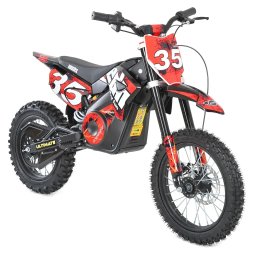 MOTOCICLETA ELECTRICA OFF ROAD ACCU , CADRU METALIC, 1500W, 48V/15.6AH, HECHT 59150 RED