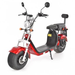 SCUTER ELECTRIC 1500W, MAX. 45 KM/H, AUTONOMIE 60 KM, HECHT COCIS RED