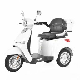 SCUTER ELECTRIC CU 3 ROTI 800W, MAX. 25 KM/H, AUTONOMIE 60 KM, HECHT CITIS MAX WHITE