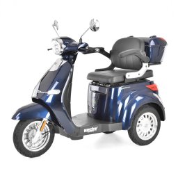SCUTER ELECTRIC CU 3 ROTI 800W, MAX. 25 KM/H, AUTONOMIE 60 KM, HECHT CITIS MAX BLUE