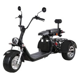 TRICICLETA ELECTRICA, 3000W, MAX. 45 KM/H, AUTONOMIE 50KM, HECHT COCIS MAX BLACK