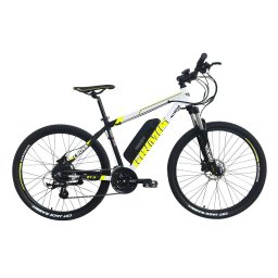 BICICLETA ELECTRICA , CADRU ALUMINIU, BATERIE LI-ION 36V / 14 AH, 250W, ROTI 27.5", HECHT GRIMIS WHITE