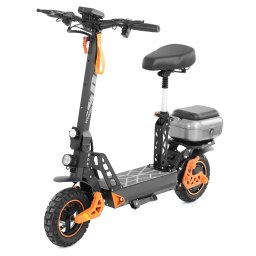 TROTINETA ELECTRICA, VITEZA MAXIMA 50KM/H, AUTONOMIE 50KM, BATERIE 48V / 10 AH, 1000W, HECHT 5201 ORANGE