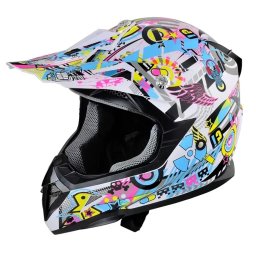 Casca De Protectie Pentru Motociclete Si Atv-Uri, Culoare Roz, Marime Xs, Hecht51915Xs