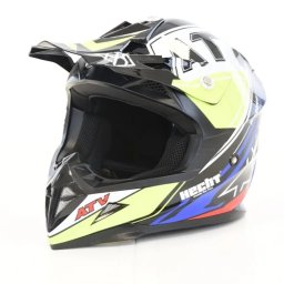 Casca De Protectie Pentru Motociclete Si Atv-Uri, Culoare Albastra, Marime M, Hecht52915M