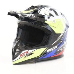 Casca De Protectie Pentru Motociclete Si Atv-Uri, Culoare Albastra, Marime Xl, Hecht52915Xl