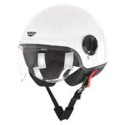 CASCA DE PROTECTIE PENTRU SCUTERE, CULOARE ALBA, MARIME XL, HECHT51631XL