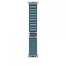 49mm Light Blue Alpine Loop - Small - Natural Titanium Finish