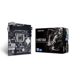 Placa de Baza BIOSTAR H61MV3 7.0 LGA 1155, 2x DDR3, 1x VGA 1x HDMI, 1x PCIE 2.0 x1 1x PCIE 3.0 x16, 4x SATA II 3GB/s, mATX