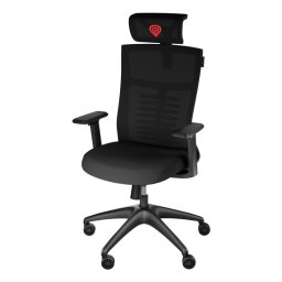 Scaun gaming Genesis ASTAT 200 G2, material textil, reglabil pe inaltime, greutate maxima suportata 120 kg, inaltime scaun reglabil 44 - 51 cm, tesatura Mesh PureFlow™, tetiera si cotiere ajustabile 3D, negru