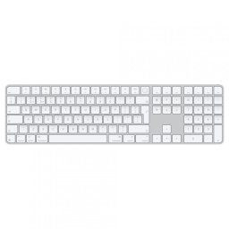 Apple Magic Keyboard (2024) w Touch ID and Numeric Keypad - Romanian - White Keys