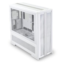 Carcasa LIAN LI V3000 PLUS GGF EDITION Full Tower ALB, Tempered Glass, Sloturi Expansiune 8 (8+3 cu sistem dual), Drive Bays: 8x3.5" 8x2.5", Ventilatoare Suportate in mod standard: 16 (spate: 1x120mm sau 1x140mm, fata: 4x120mm sau 3x140mm, sus: 4x120mm sa