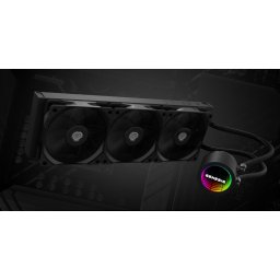 Cooler Procesor GENESIS HYDRIA 360 NEGRU, dimensiune radiator 397x120x27mm, 3 ventilatoare ARGB, Viteza ventilatoare: 500-1550 RPM, Airflow ventilatoare: 80 CFM, Suport AMD: AM4/AM5, suport INTEL: LGA 1151/1156/1150/1200/1700/1851