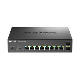 Switch D-Link DMS-1250-10SPL, 8 porturi Gigabit, 2 porturi SFP+, Protocol 802.3bt+802.3af/at, rackabil