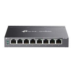 Switch TP Link Omada 8-Port Gigabit Unmanaged Desktop cu 8× 10/100/1000 Mbps RJ45 Ports, alimentare externa External Power Adapter(Output: 53.5VDC / 1.31A), capacitate 16 Gbps