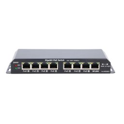 Extralink KRATOS PoE Switch 7x Gigabit PoE 1x Uplink RJ45 Power Supply 24V 2.5A 60W