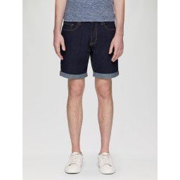 Q/S by s.Oliver Pantaloni scurti de blug barbati, John cu talie medie si croiala Regular Fit, Indigo (SELECTATI MARIMEA: 36)