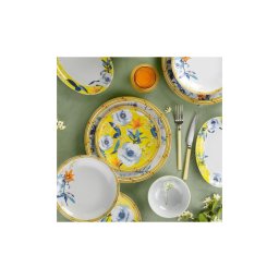Set de masă, 50 buc., multicolor/porțelan