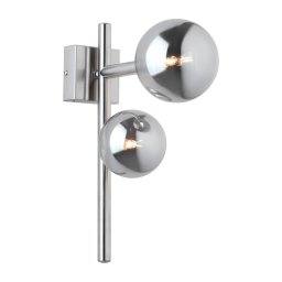 Jupiter 1903 - Aplica de perete NEPTUN, 2xG9/14W/230V, crom mat/gri fumuriu