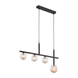 Jupiter 1905 - Lustră suspendată NEPTUN 4xG9/14W/230V, neagră