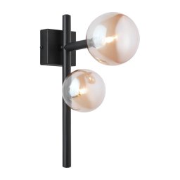 Jupiter 1906 - Aplică de perete NEPTUN 2xG9/14W/230V negru/bej fumuriu
