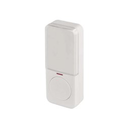 Buton sonerie fără fir, 1× CR2032, alb