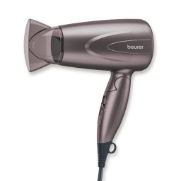 Uscator de par Beurer HC 17, 1300 W, 2 viteze, 2 trepte, Maner pliabil, Duza subtire, Concentrator, Gri