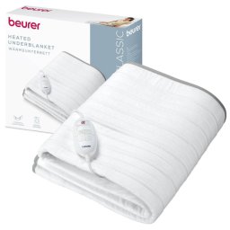 Saltea electrica Beurer TS 17, 100W, 3 trepte de temperatura, 150x80cm, Telecomanda, Respirabil, Alb