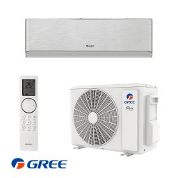 Aparat de aer conditionat inverter Gree Airy GWH12AVCXD-K6DNA1A, 12 000BTU, 24 m², A+++/A++, Wi-Fi, R-32, Argintiu