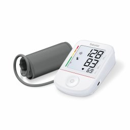 Monitor de tensiune arteriala Beurer BM 38, Indicatori de aritmie si risc, Aplicatie, USB-C, 22-42 cm, Negru