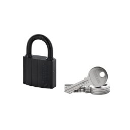 Lacat din otel cimentat Black lock, 50 mm, 5 chei