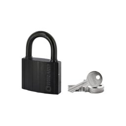 Lacat din otel cimentat Black lock, 75 mm, 5 chei