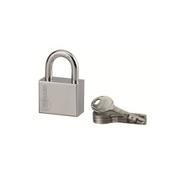 Lacat DISK, 40 mm, nichelat, 4 chei