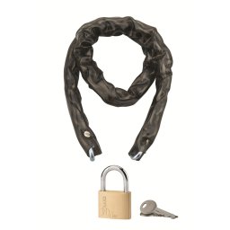 Sistem antifurt - Lant acoperit cu cheie PVC Loops, bicicleta, bariere, O4mm, 0,6m, lacat 40mm, 2 chei