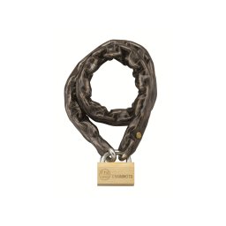Sistem antifurt - lant din otel cementat zincat cu cheie Loops, motocicleta, bariere, O 8mm, 0,9m, invelis PVC, lacat, 3 chei