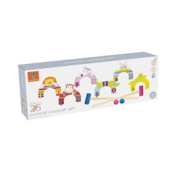 Set crocket din lemn cu animale, Orange Tree Toys