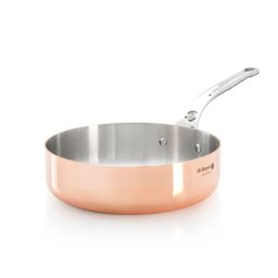 Tigai si seturi De Buyer Prima Matera Sauté Pan copper/steel. 20cm straight ind.