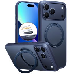 Husa Husa pentru iPhone 17 Pro Max - Torras Ostand Pro MagSafe Series - Navy Blue