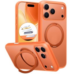 Husa Husa pentru iPhone 17 Pro - Torras Ostand Pro MagSafe Series - Orange