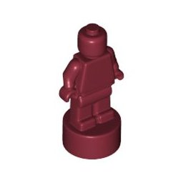 Lego Parts 90398dr - Statuetă trofeu (rosu inchis)