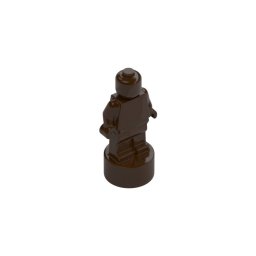 Lego Parts 90398darkbrown - Statuetă trofeu (maro inchis)