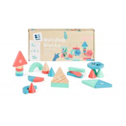 Caramizi colorate de constructie, bs toys
