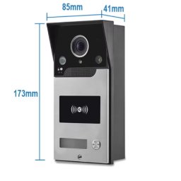 Veria Sonerie video WiFi cu cameră – 1080p, Tuya Smart, RFID, viziune nocturnă, IP65, deblocare de la distanță