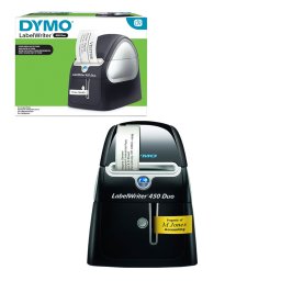 Imprimanta termica de etichete DYMO LabelWriter Duo pentru etichete din hartie si plastic cu conectare la PC