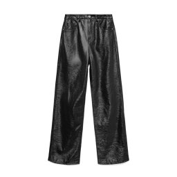 VERO MODA Pantaloni Vmtessa Hr Wide Colored Vinyls 10336627 C-N10 black