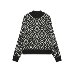 VERO MODA Pulover Vmaria Art Batwing Highneck 10314460 C-N10 black