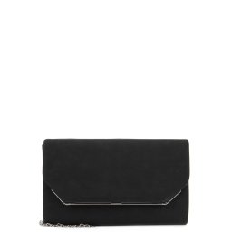 Tamaris Clutch 'Amalia' negru / argintiu