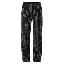 MEXX Pantaloni negru / alb