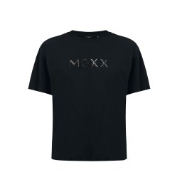 MEXX Tricou negru / argintiu