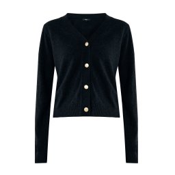 MEXX Geacă tricotată 'Aralia' negru